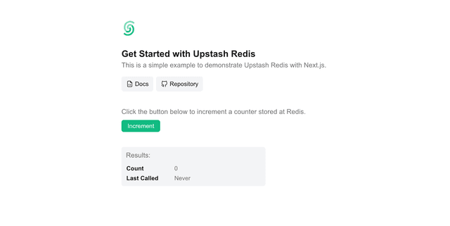 Get Started with Upstash Redis & Next.js