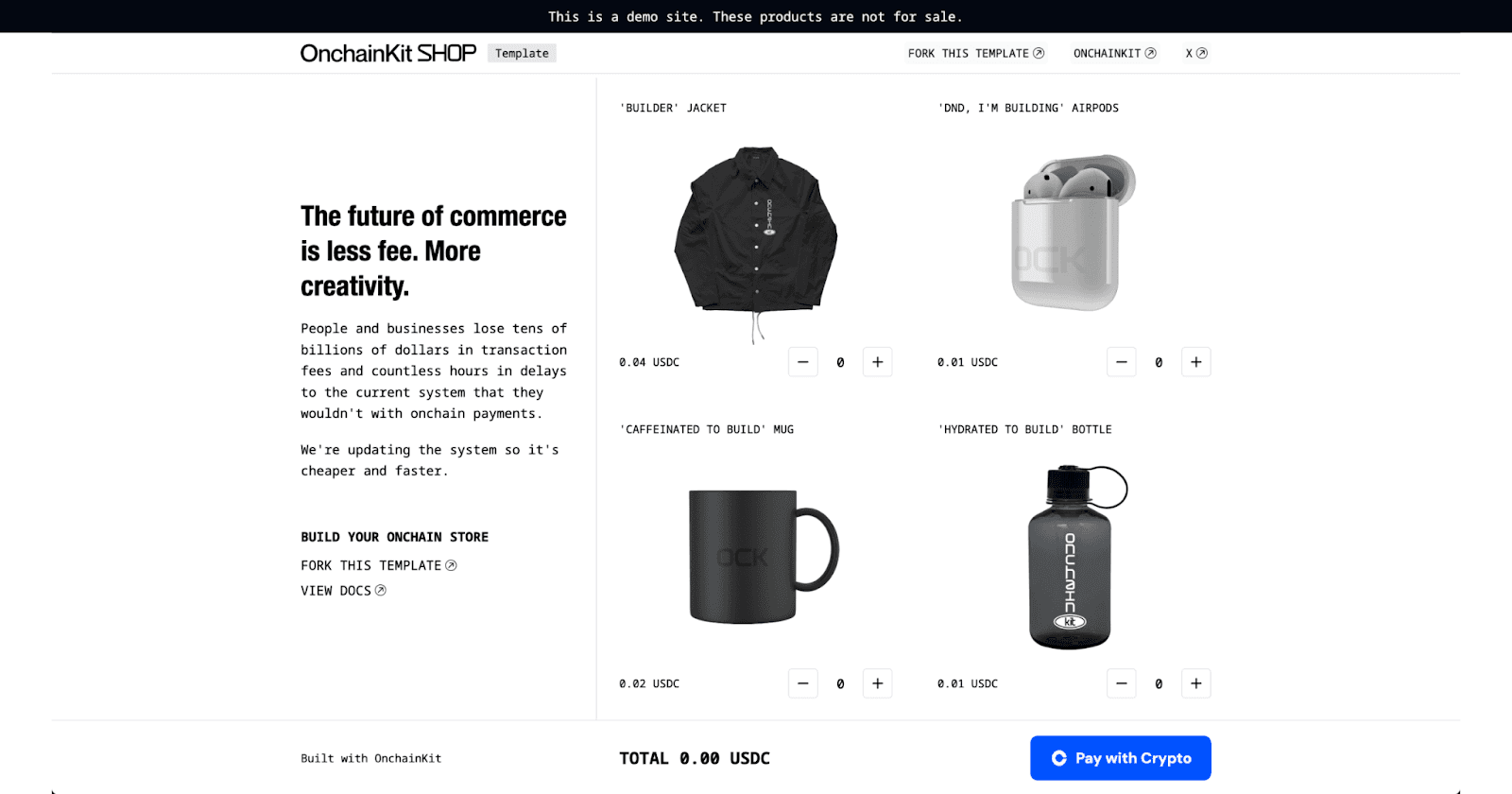 OnchainKit template thumbnail