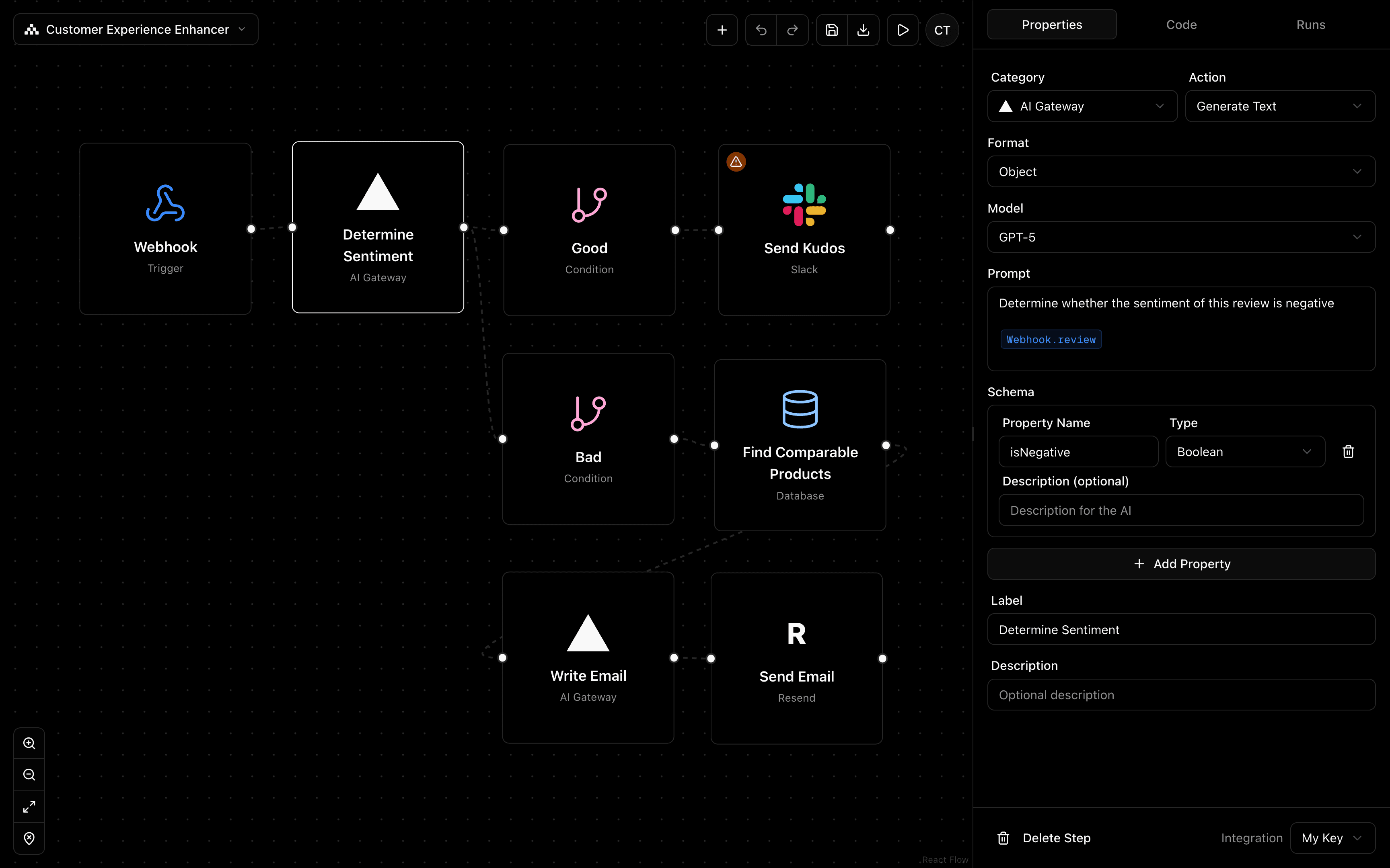 Workflow Builder Screenshot