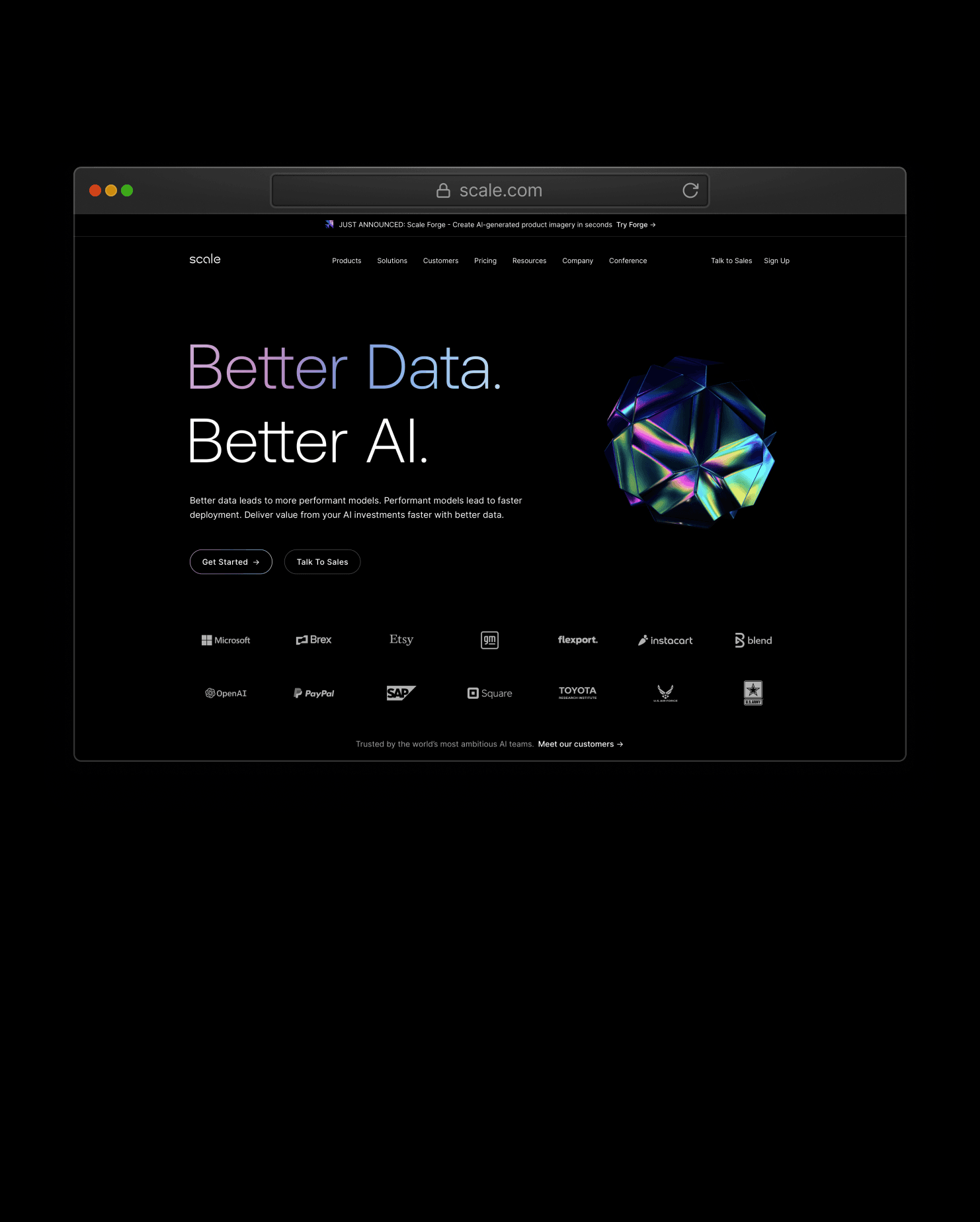 Scale unifies design and performance with Next.js and Vercel